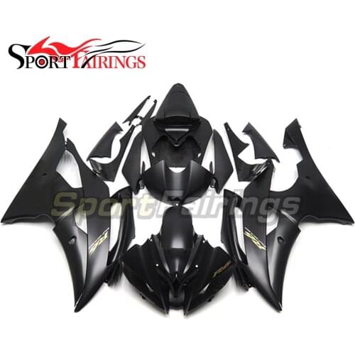 Injection Cowlings For Yamaha YZF R6 08 09 10 11 12 13 14 15 ABS Plastics Motorcycle Fairing Kit Cowlings Matte Black Fittings