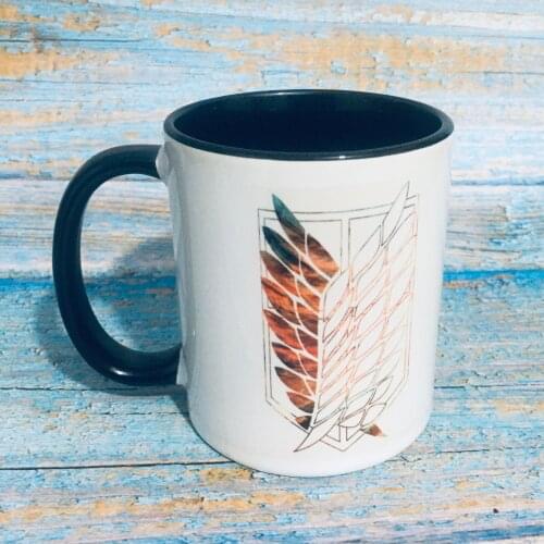 Attack on Titan Coffee Mug 11oz Ceramic Tea Cup Morning Milk Friends Gift Travel Mugs