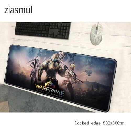 Warframe mouse pad gamer 800x300x3mm anime notbook mouse mat gaming mousepad large thick pad mouse PC desk padmouse