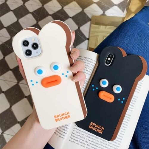 Cartoon Cute 3D Silicone Tpu Phone Case For iPhone 12 Mini 11 Pro Max X XS MAX XR 7 8 6S 6Plus SE 2020 360 Full Soft Back Cover