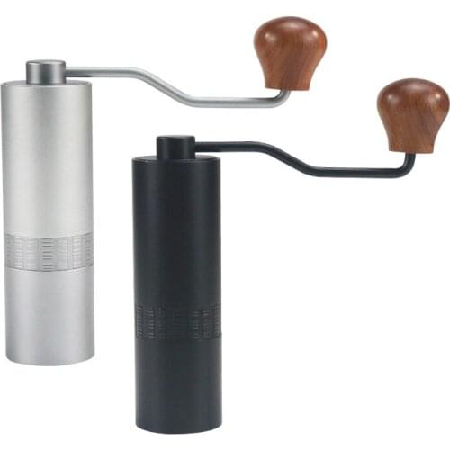 Portable Manual Coffee Grinder Stainless Steel Burr Pour Over Espresso Bean Grinder Home Washable Hand Brewing Barista Tools