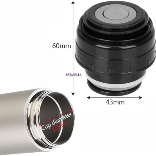 Vacuum Flask Lid Outdoor Travel Cup Thermos Cover Mug Outlet Bullet Flask Cover Stainless Thermoses Accessories 5.2cm