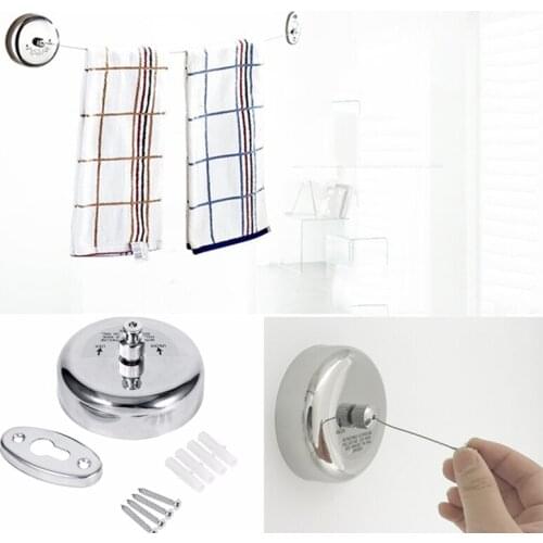 Stainless Steel Clothes Drying Rack Rope Home Hotel Storage Retractable Clotheslines Clothes Dryer Organiser Laundry Hanger