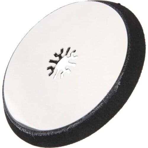 1Pc Universal Stainless Steel 115mm Round Sanding Pad Oscillating Multi Tools Polishing Grinding Drill Dremel Rotary Tools