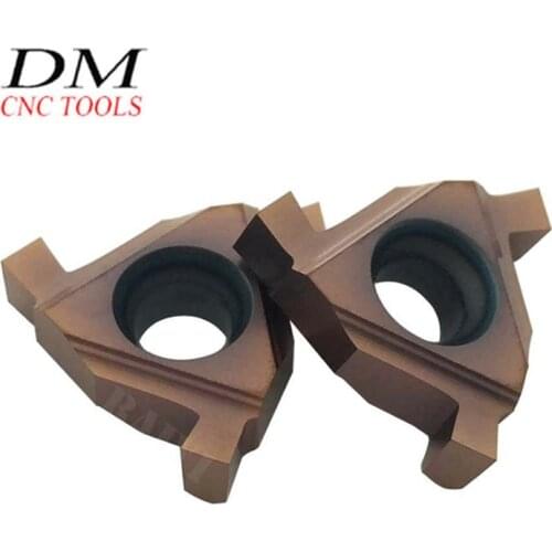 10pc TER16-1.0/1.1/1.2/1.3/2.0/2.5/3.0 BP1025 Carbide insert Paper-mounted Shallow groove cut-off insert TER16