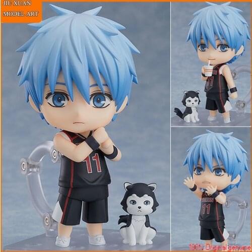 100% Original: Anime Kurokos Basketball Kuroko Tetsuya Q version figma Action Figure Anime Figure Model Toys Figure Doll Gift