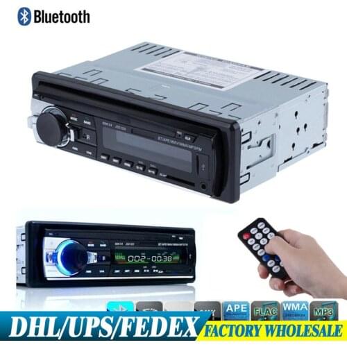 20Pcs/Lot Car Bluetooth Stereo Audio MP3 Player Radio 1 Din In-dash FM Receiver JSD-520 JSD520