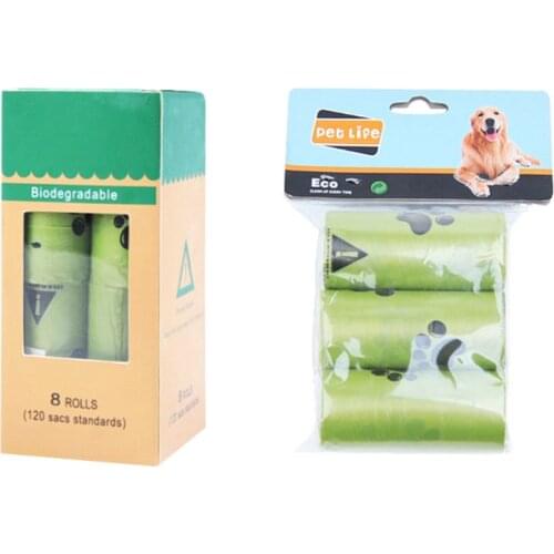 3/8 Rolls Eco-Friendly Biodegradable Dog Waste Poop Bags Home Kitchen Trash Bag