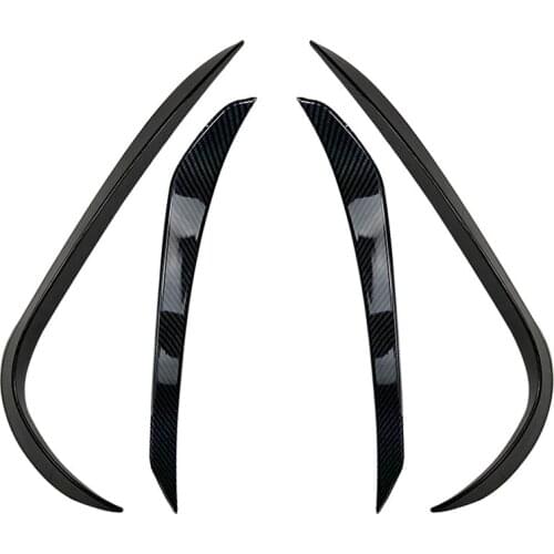 4Pcs Front Fog Lamp Grille Lip Splitters Bumper Spoiler Sticker for Mercedes-Benz GLB X247 GLB180 GLB200