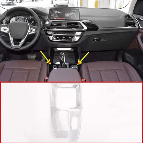 ABS Center Console Gear Shift Decoration Panel Cover Trim Car Accessories For LHD BMW X3 X4 G01 G02 2018-2019 Left Hand Driver
