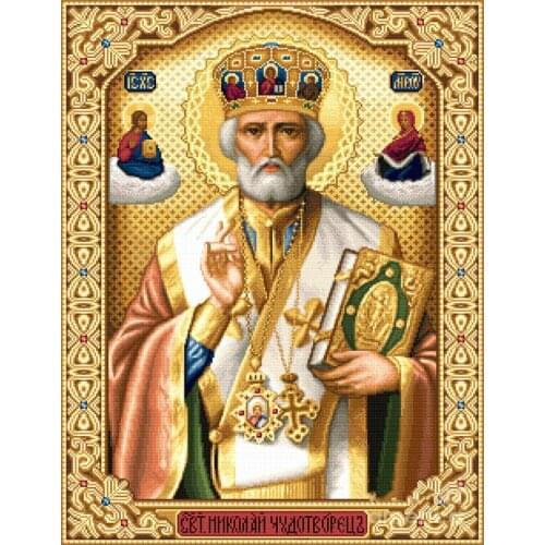 Diamond Painting Mosaic Icons St. Nicholas Of Myra 3D Square/round diy Diamond Embroidery Pattern Religion 5D Crystal LG2197