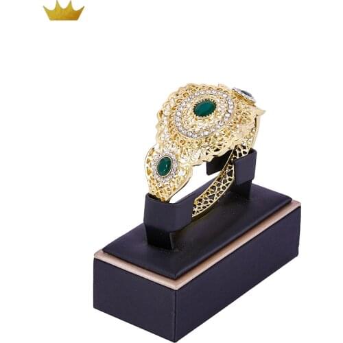 2020 AUG gold color bracelet Moroccan women wedding charm gold color color stone bracelet