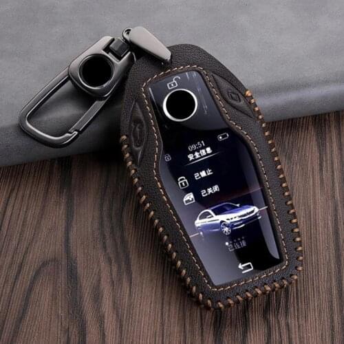 Genuine Leather Key Cover Case for BMW 5 7 series G11 G12 G30 G31 G32 i8 I12 I15 G01 X3 G02 X4 G05 X5 G07 X7
