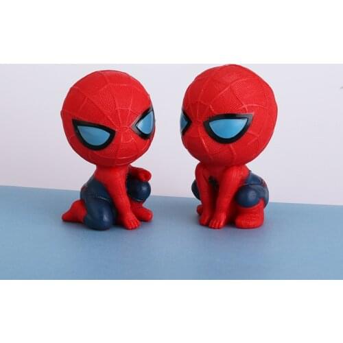 Disney Anime Spiderman Figures Model Cartoon Marvel Hero Ornaments Figure Action Kids Birthday Toys Gift kids Cake Decoration