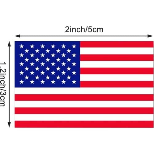 Dophee 250Pcs/roll American Flag Stickers scrapbooking for decoration labels USA bullet journal Stickers stationery