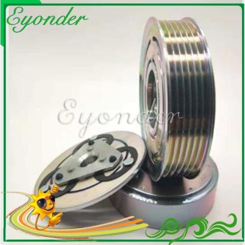 A/C AC Air Conditoning Compressor Electromagnetic Magnetic Clutch Pulley VCR08 PV6 for MITSUBISHI MIRAGE DE ES 1.2 7813A524