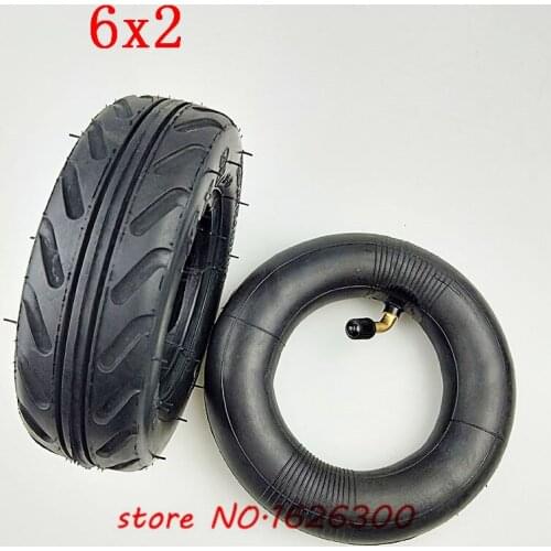High quality 6X2 Tireand Inner Tube Set Fit for Electric Scooter Wheel Chair Truck F0 Pneumatic Wheel Trolley Cart Air Wheel Bik