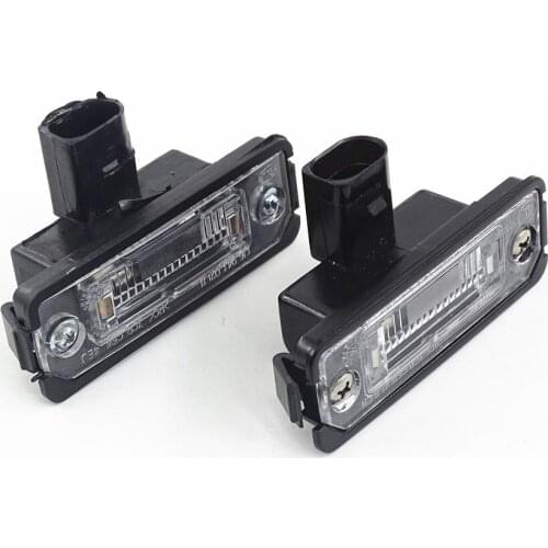2 Pcs Rear License Plate Light Lamp 1J6943021B for VW Golf MK4 Beetle Polo Phaeton Amarok Scirocco Seat Altea 1J6 943 021 B