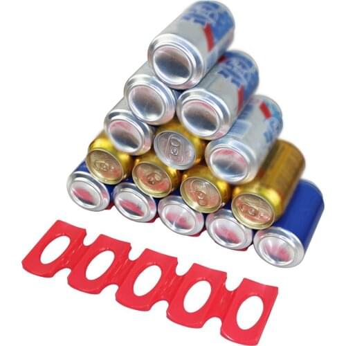 Beer Can Organizer Holder Silicone Stacker Cans Fridge Mat Bever Rack Stacking Tool Storage Organizer Wine Bottle Holder