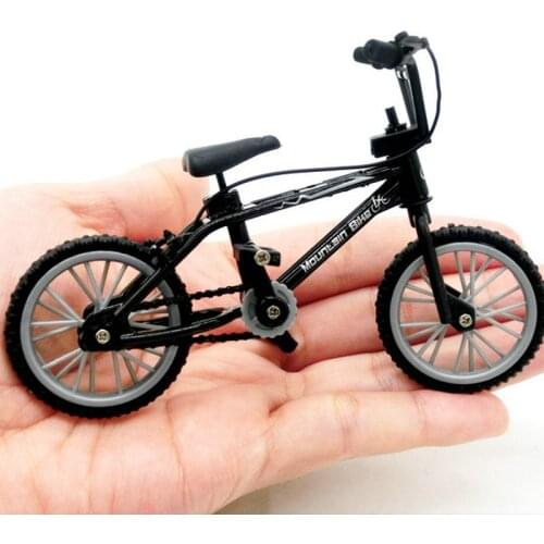 Finger Bicycle Finger Skateboard Set DIY Sports Combination Toy Double Pole Bicycle Spare Tire Tools Finger Skateboard Toy Gift