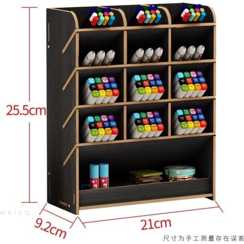Pen creative cute learning blogger multifunctional storage box office desktop personality ornaments pen holder organizer