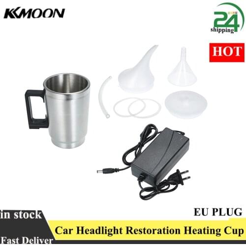 EU Plug Stainless Steel for Tool Car Heating Cup Restoration Heating Cup Heating Cup Repair Headlight Car Heating Atomization
