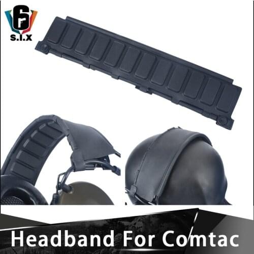 Silicone Headsets Headband For Comtac I Comtac II Softair Tatical Headset Shooting Hunting Head Hoop Bracket Rubber Case Replace