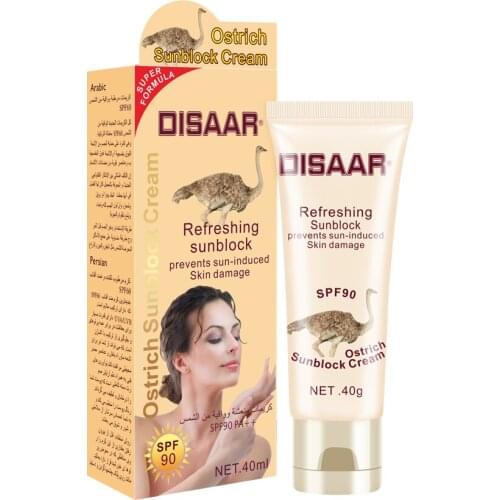 SNOW LADY DISAAR Best Sunscreen Effective Sunblock Cream SPF60 Organic Moisturizing Green Tea Sunscreen Lotion Whiten Waterproof