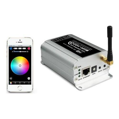 WiFi-103 Controller;Support direct-connection or through a router two wifi connection modes;DC12-24V input;4A*3CH output