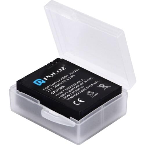 1pcs Battery Protective Storage Box Transparent Cover Case For GoPro AHDBT-301/201 Camera accessories