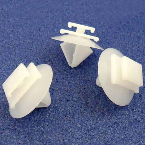 10pcs Car Door Trim Clip Rub Strip Moulding Fastener Clips for Citroen C2 C3 Picasso for Peugeot 106 206 207 306 307