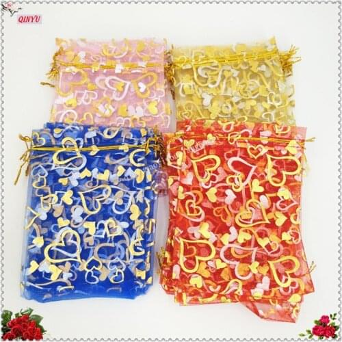 10 Colors 13x18cm Drawstring Jewelry Packaging Bags Pouches Organza Pouches Bags Wedding Candy Gift Bags & Pouches 6zSH326