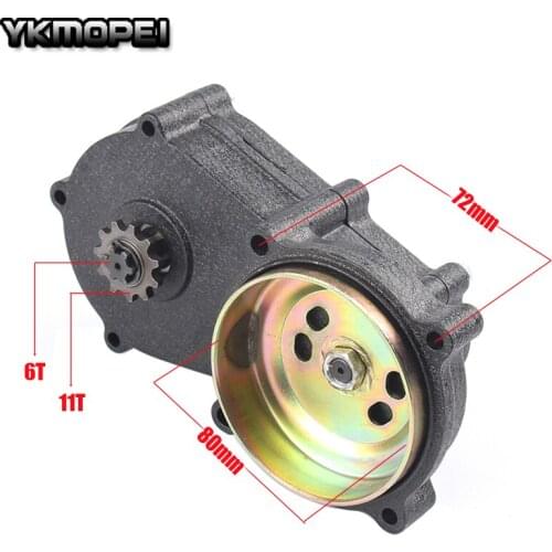 11T TRANSMISSION GEAR BOX For 2 STROKE Clutch 47cc 49cc Mini Moto POCKET Bike
