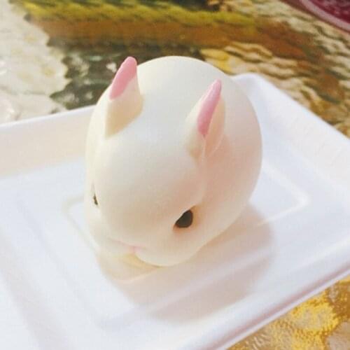 2021 Rabbit Silicone Mold 3d Little Bunny Rabbit Mousse Silicone Mold Lamb Chocolate Cake Baking Pudding Jelly Bowl Cake Mold
