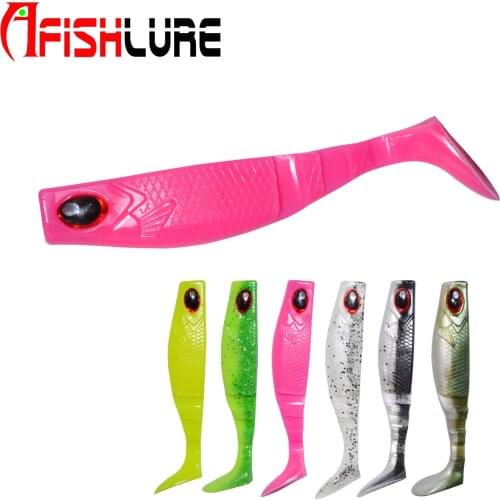 AR30 Paddle Tail Soft Fish lure plastic fishing lure Soft Lures Shads Soft Simulation Lure for Sea fishing