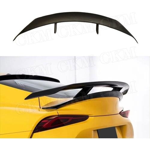 Carbon fiber Material Rear Trunk Lip High Foot Spoiler For Toyota Supra A Style 2019 2020