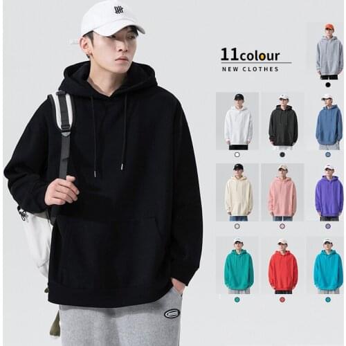 Basic Hoodie Men Sweatshirt Casual Hoodies Male Female Pullovers Autumn Winter Hooded Streetwear Women Sweatshirts Men XS-5XL