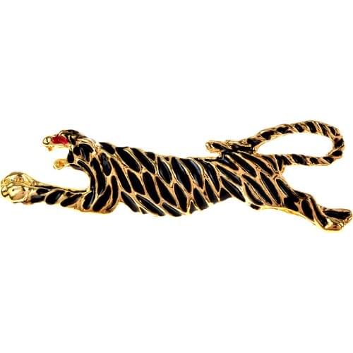 CINDY XIANG Enamel Cute Tiger Brooch Pins 2022 Zodiac Animal Brooches For Women Men Child Jewelry 4 Colors Friends New Year Gift