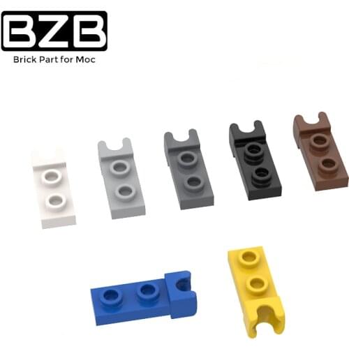 BZB MOC 10PCS Building Block Assembly Particles 14418 1x2 Building Block Bricks Building Kids DIY Educational Gifts Toys