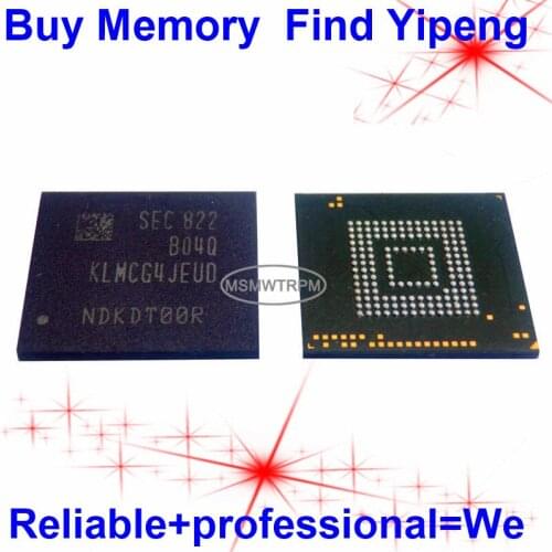 KLMCG4JEUD-B04Q BGA153Ball EMMC 64GB Mobilephone Memory New original and Second-hand Soldered Balls Tested OK