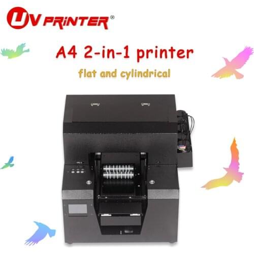 Small printer mobile 6-color channel inkjet flat cylinder two-in-one multi-function for card/tile/mobile phone case printing