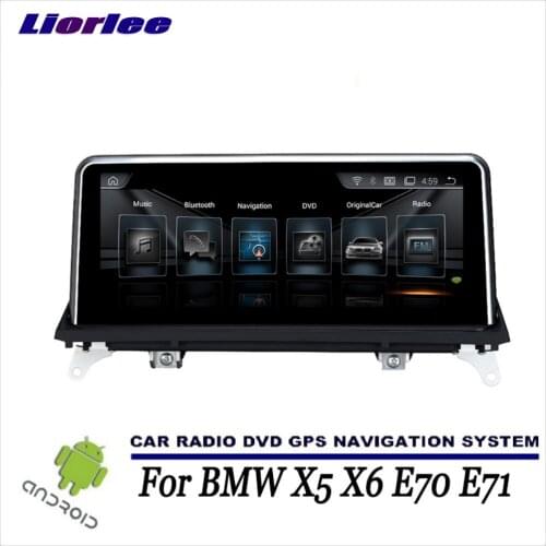 Liorlee Car Android Multimedia For BMW X5 X6 E70 E71 2007-2010 Car Radio Stereo Audio Video Player GPS Navigation HD Screen