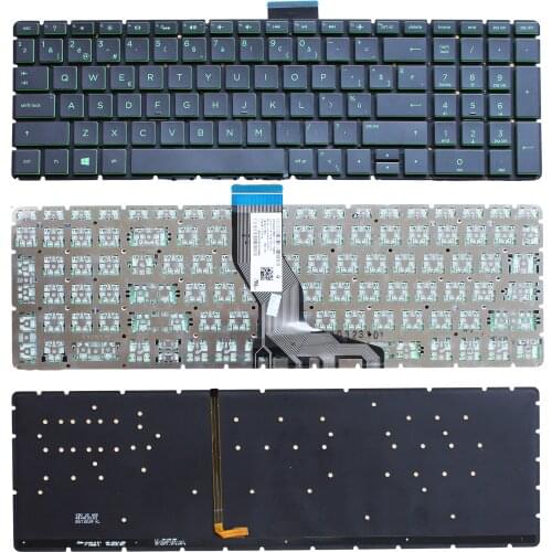 New Belgian Green Backlit Keyboard for HP Pavilion 15-AB 15-AK 15-BS 15AB 17-g119dx 15-AX