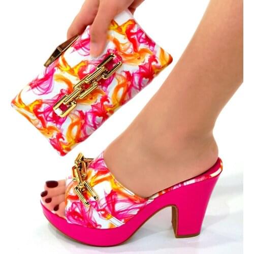 Doershow New Arrival Italian Shoes and Bag Sets African hot sale Shoes and Bag Sets for Party In Women Italy Shoes !SOU1-14