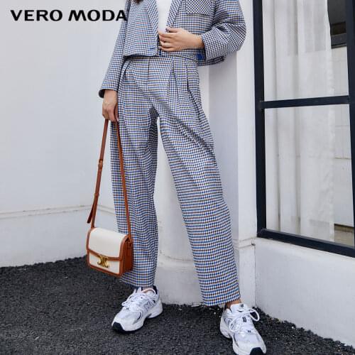 Vero Moda Women Retro Plaid Radish Pants | 320350017