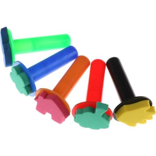 5pcs/pack EVA Colorful Children Baby Educational Drawing Toys Set for Baby Kids Nontoxic Material Christmas Birthday Fun Gifts