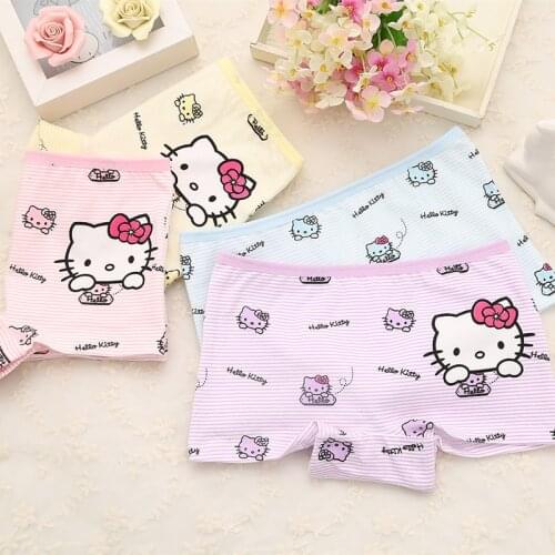 Child cartoon shorts 4pcs/LOT cotton Panties Girls Kids Short Briefs children underwear Underpants