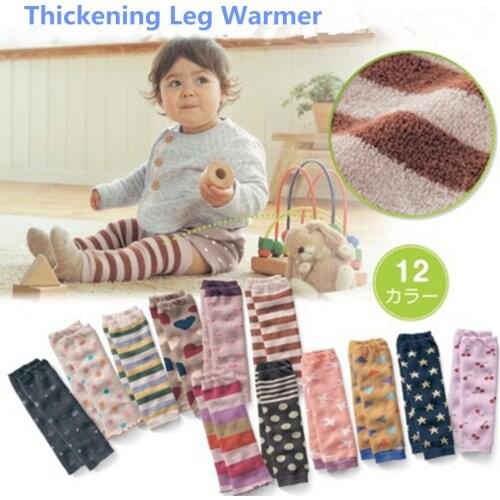 2016 Thickening Cotton Knee children baby girl/boy Lovely toddler legging baby leg arm warmers anti- abrasion knee leggings
