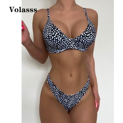 Volasss Polka Dot Swimwear