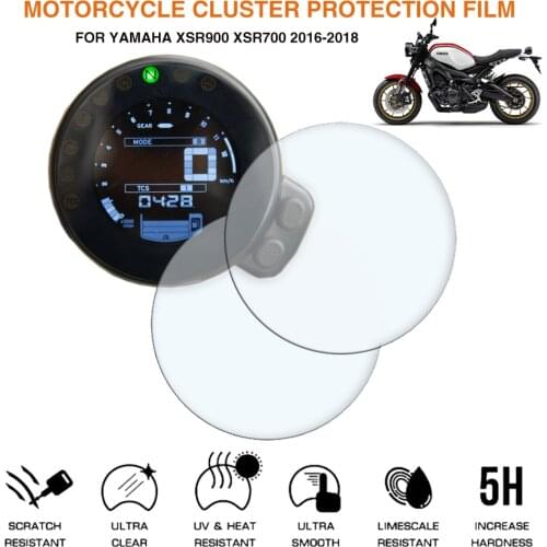 Motorcycle Cluster Scratch Protection Film Screen Protector For Yamaha XSR700 XSR 900 2016 -2018